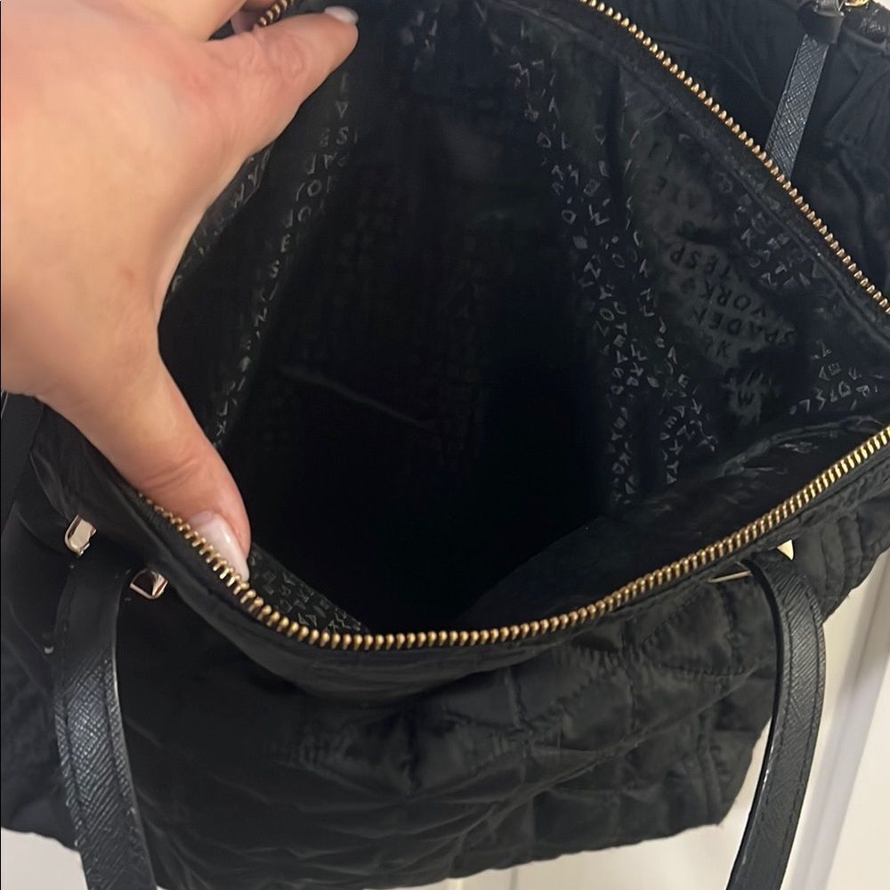 Kate Spade Black Quilted Tote - Picture 12 of 12
